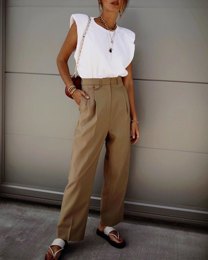 Модные брюки 2026 – фото, модные образы