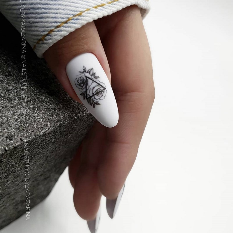 Цветочный маникюр 2026: фото, идеи маникюра с цветами