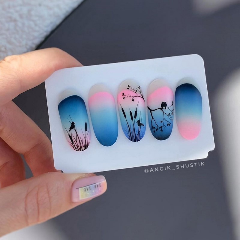 Красивый маникюр омбре 2026: фото, идеи, новинки, тренды