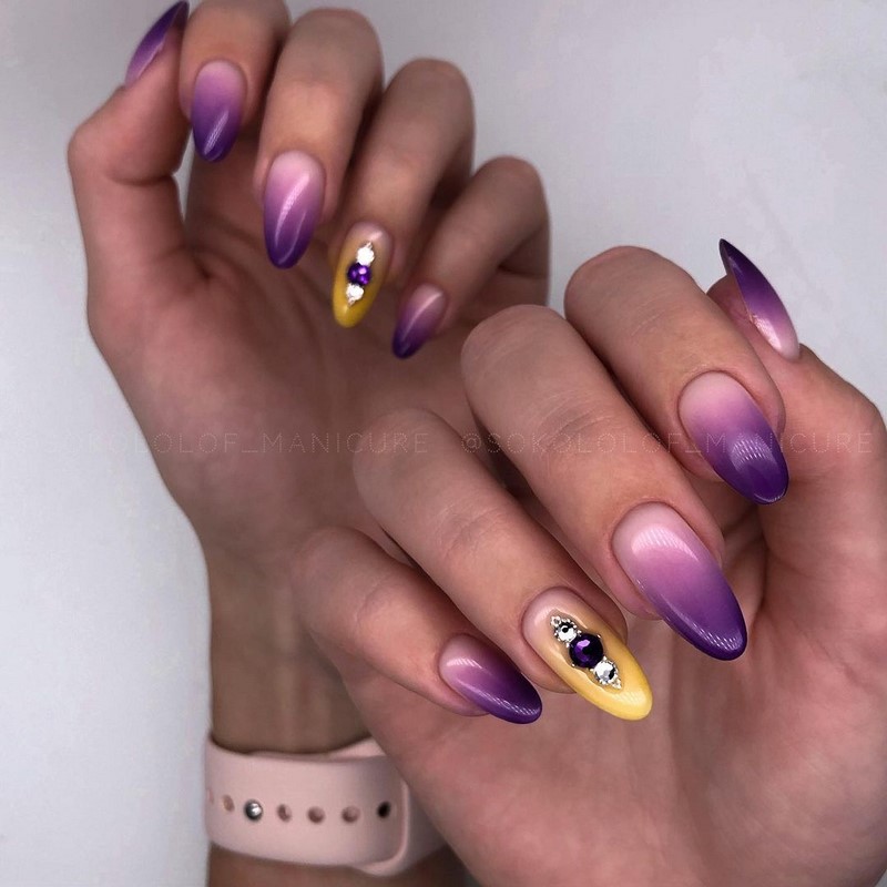 Красивый маникюр омбре 2026: фото, идеи, новинки, тренды