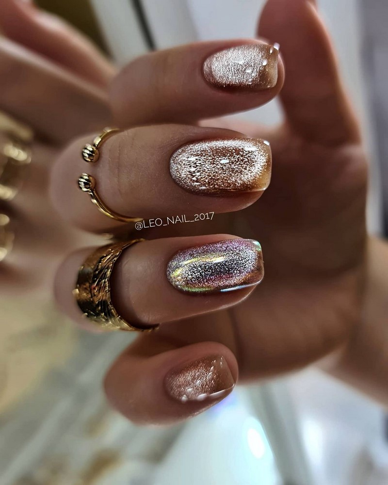 Трендовый маникюр «кошачий глаз» 2026: идеи дизайна ногтей