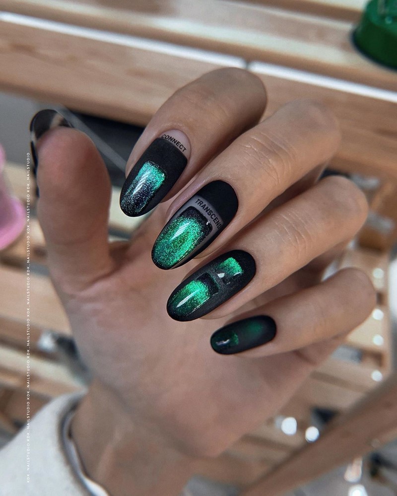 Трендовый маникюр «кошачий глаз» 2026: идеи дизайна ногтей