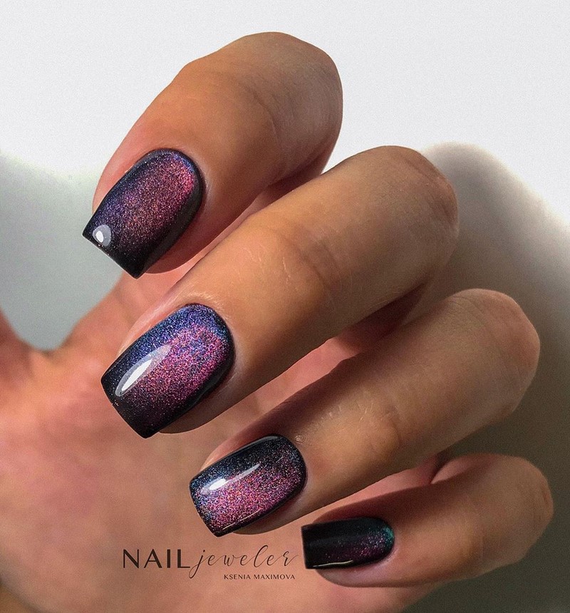 Трендовый маникюр «кошачий глаз» 2026: идеи дизайна ногтей