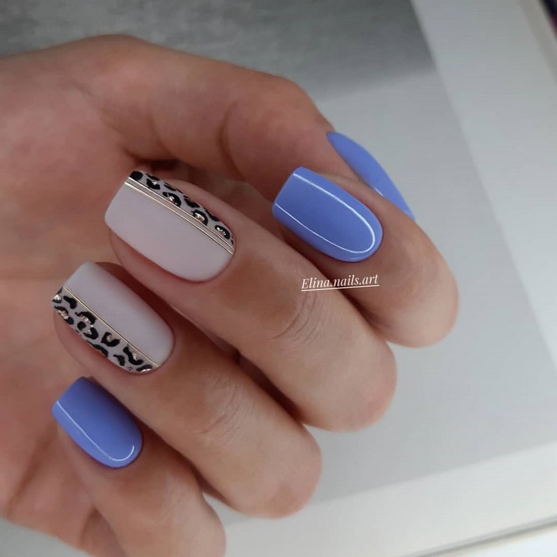 Стильный синий маникюр 2026: идеи, новинки, тенденции