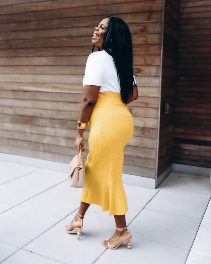 Новинки юбок для полных 2026 – главные тренды