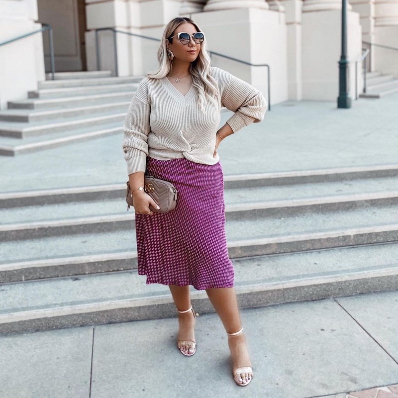 Новинки юбок для полных 2026 – главные тренды