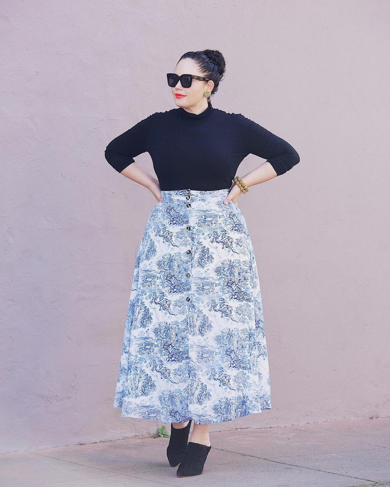 Новинки юбок для полных 2026 – главные тренды