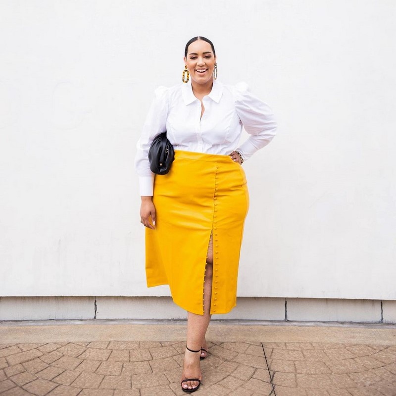 Новинки юбок для полных 2026 – главные тренды