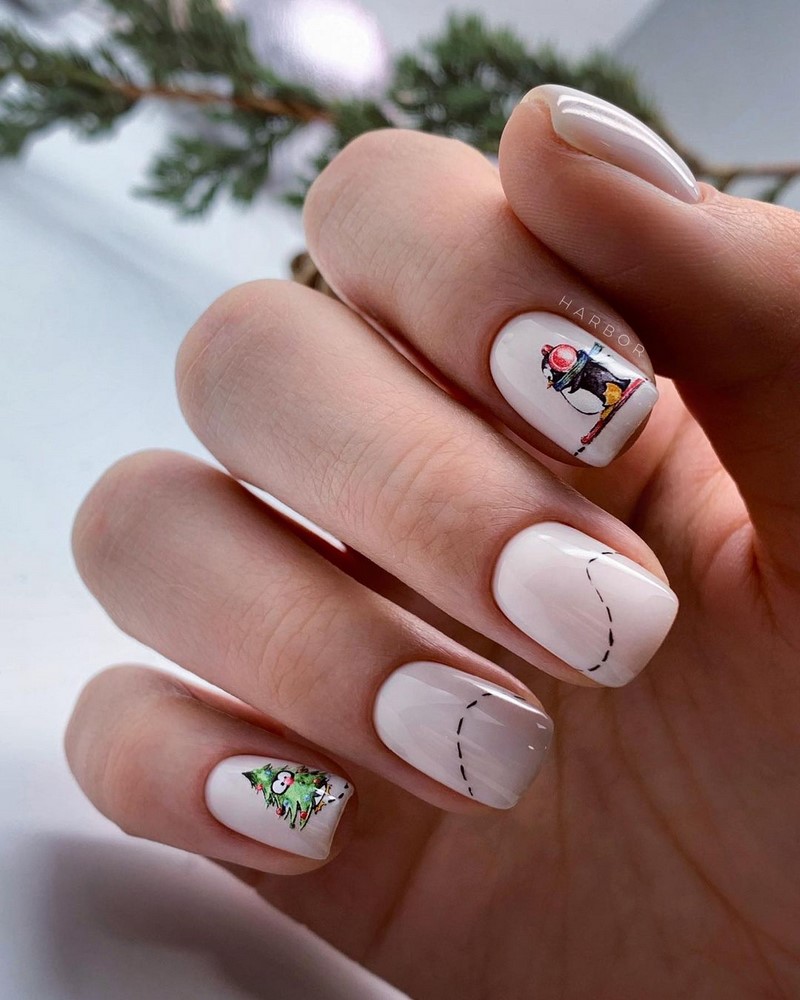 Модный маникюр осень-зима 2026-2027: фото-примеры