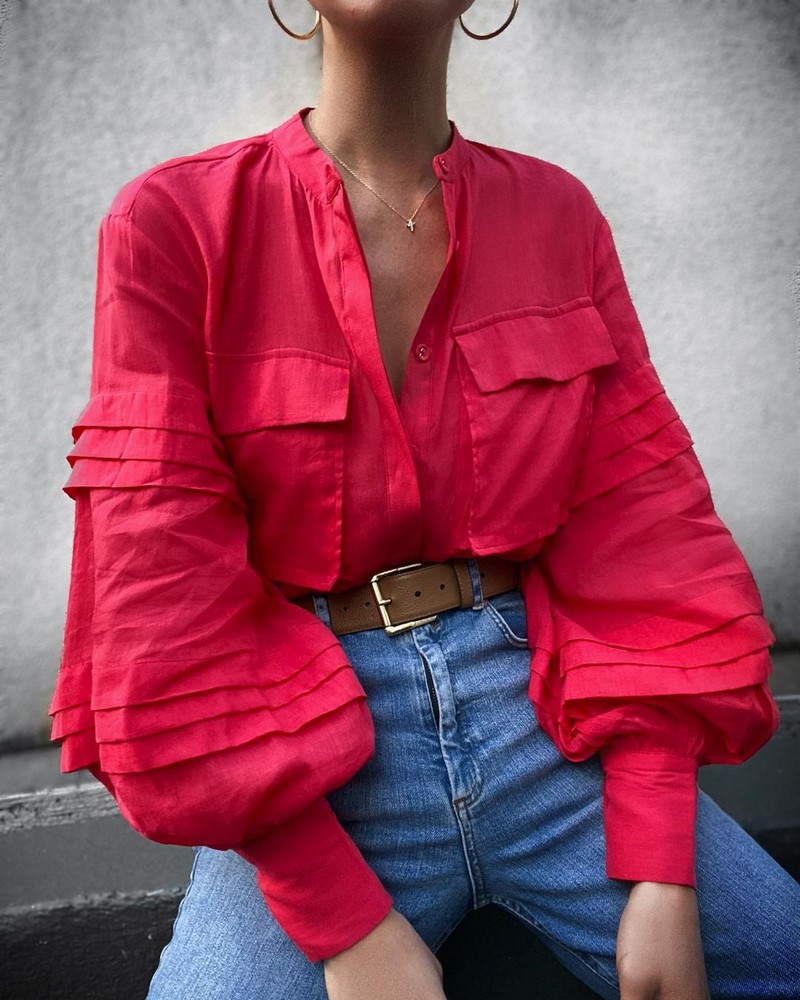 Модные блузки 2026: фото, новинки, тенденции