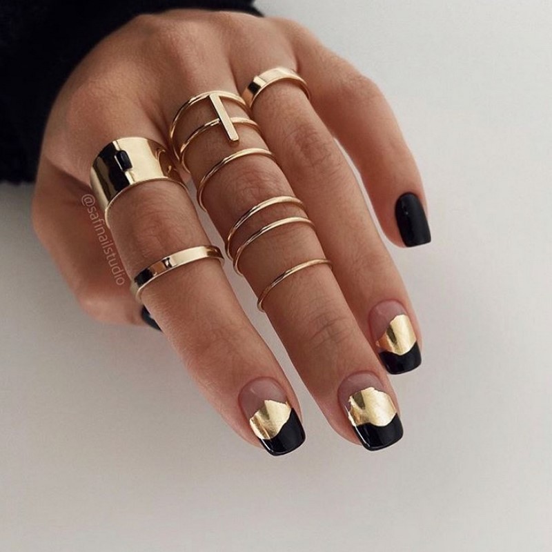 Актуальный черный маникюр 2026 – 10 тенденций в новом сезоне
