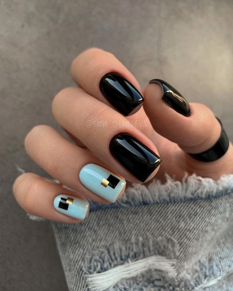 Актуальный черный маникюр 2026 – 10 тенденций в новом сезоне