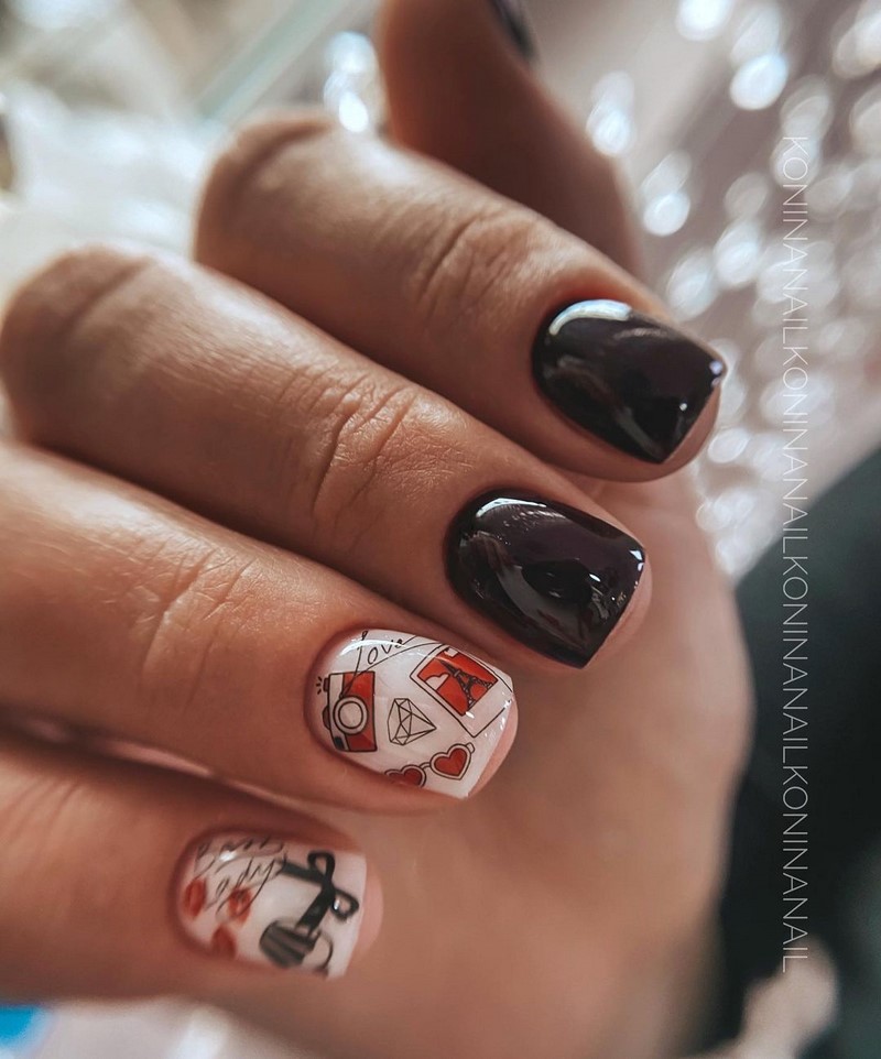 Актуальный черный маникюр 2026 – 10 тенденций в новом сезоне