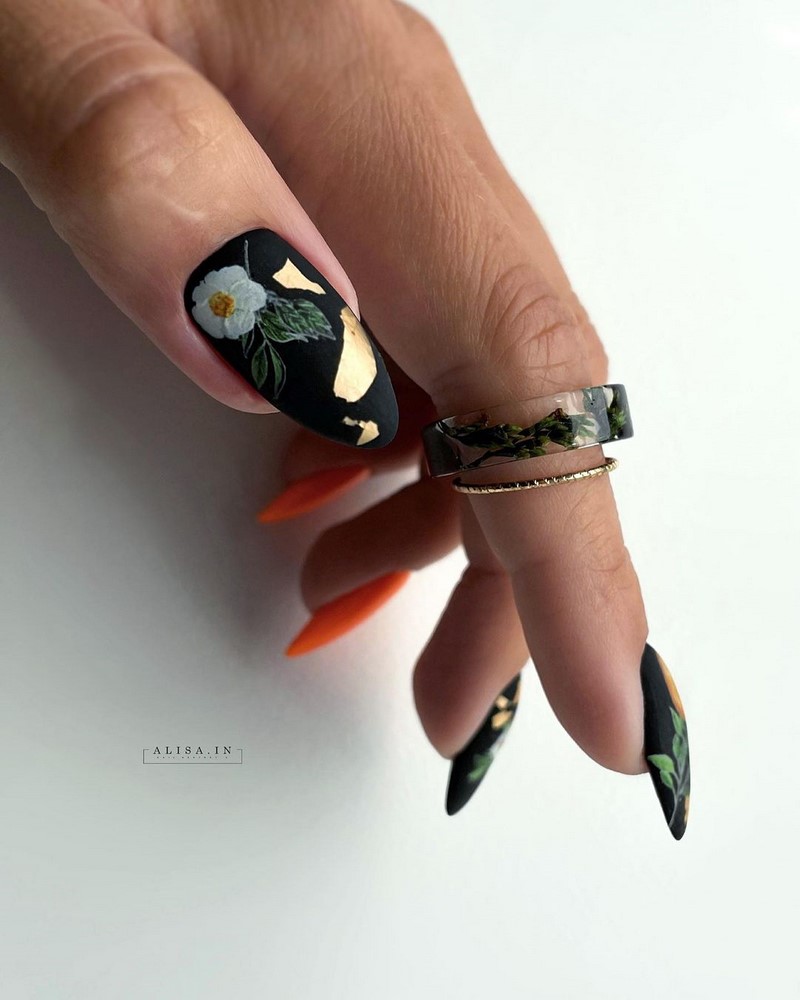 Актуальный черный маникюр 2026 – 10 тенденций в новом сезоне