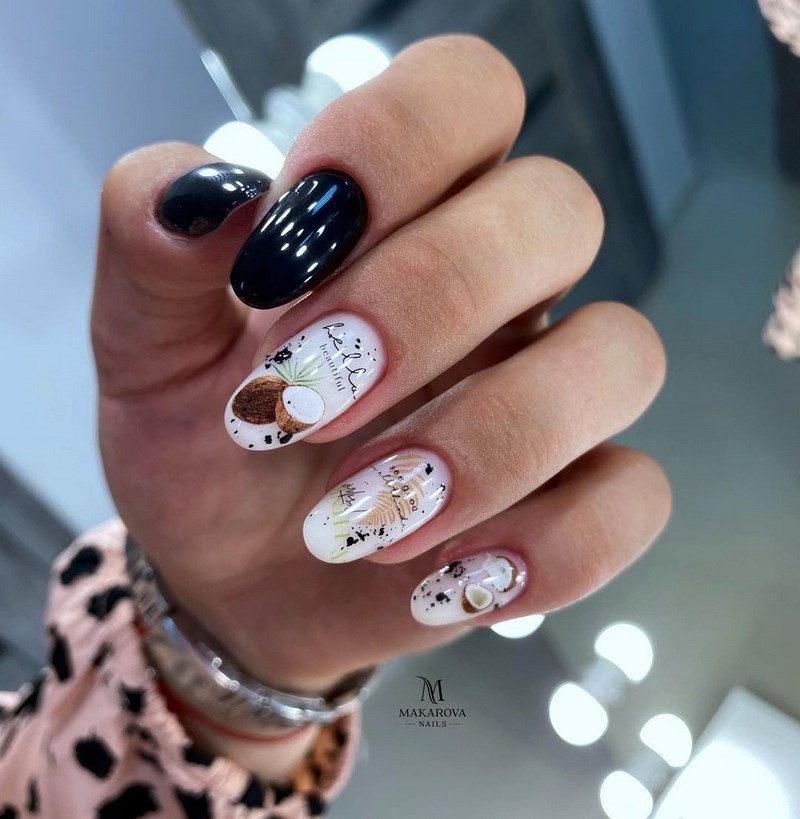 Актуальный черный маникюр 2026 – 10 тенденций в новом сезоне