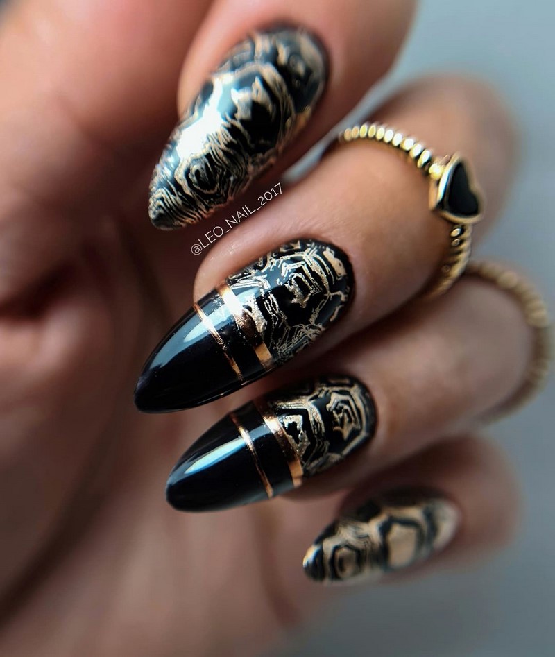 Актуальный черный маникюр 2026 – 10 тенденций в новом сезоне