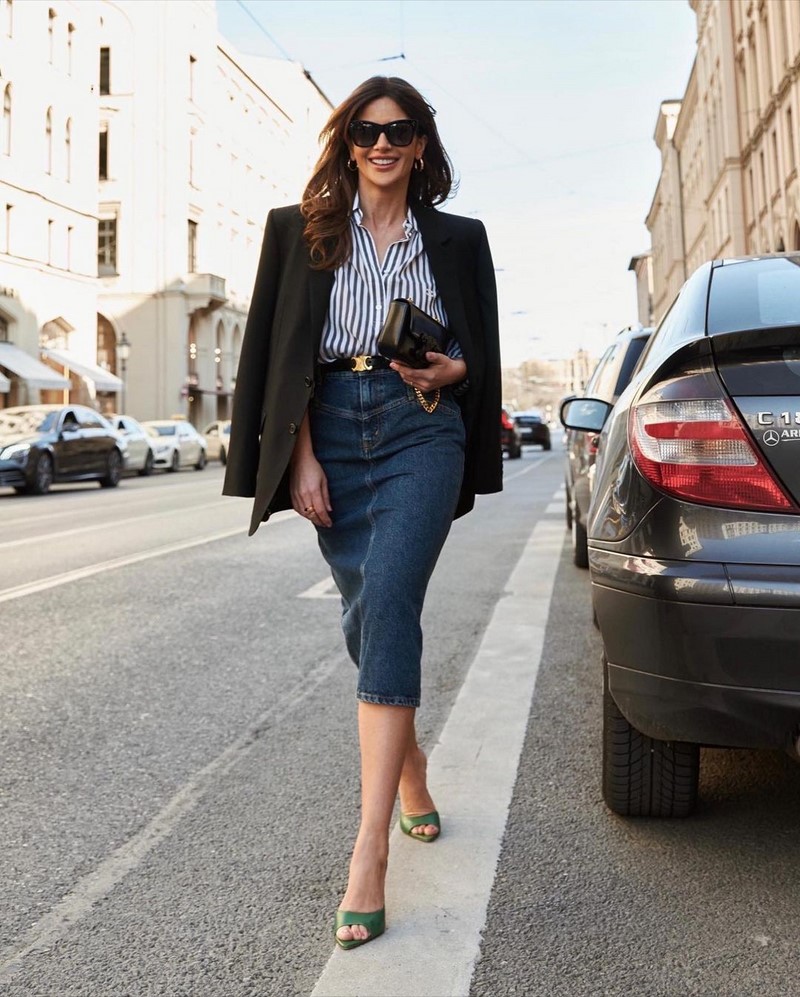 Идеальная юбка-карандаш 2026 в образах на любой случай