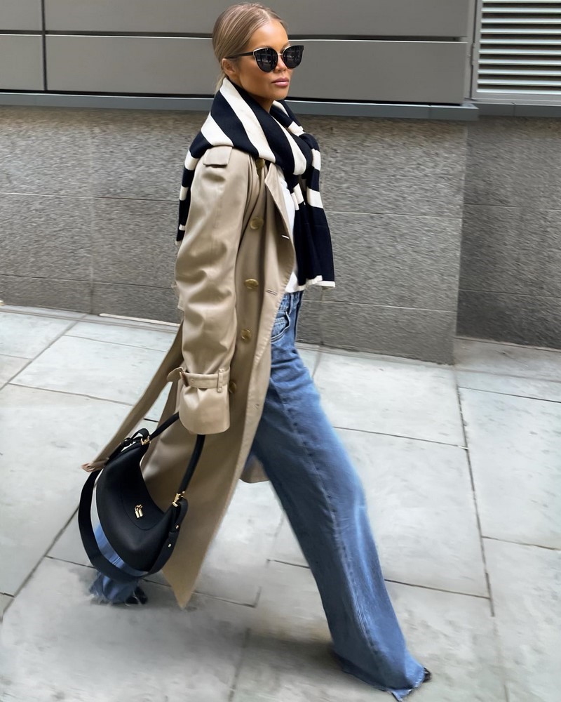 Стильные плащи и тренчи 2026: модные модели на фото