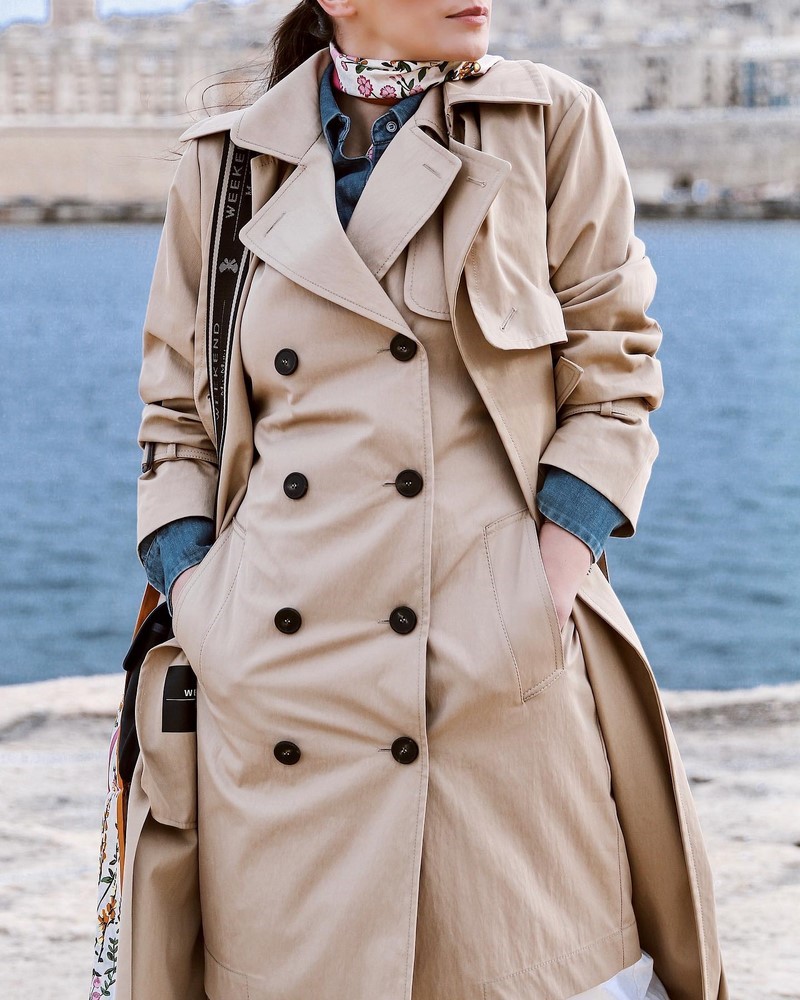 Стильные плащи и тренчи 2026: модные модели на фото