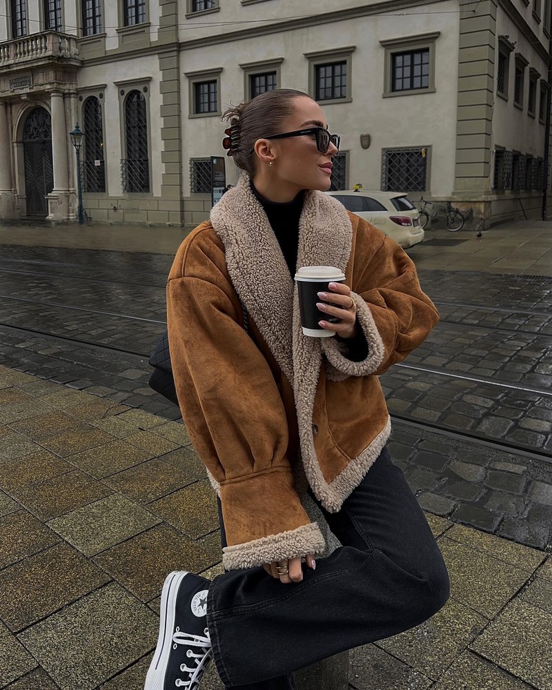 Самые модные дубленки 2026 – новинки сезона на фото