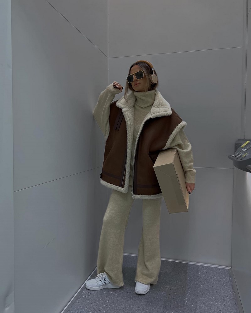 Самые модные дубленки 2026 – новинки сезона на фото