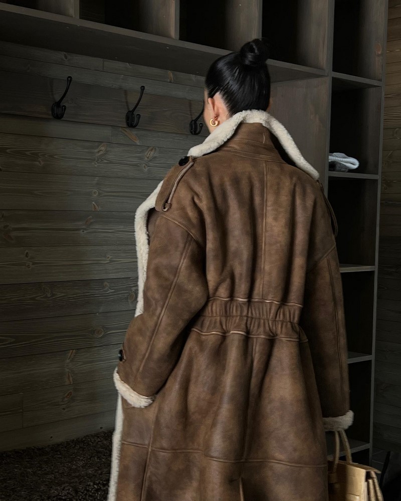 Самые модные дубленки 2026 – новинки сезона на фото