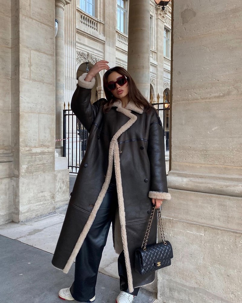Самые модные дубленки 2026 – новинки сезона на фото