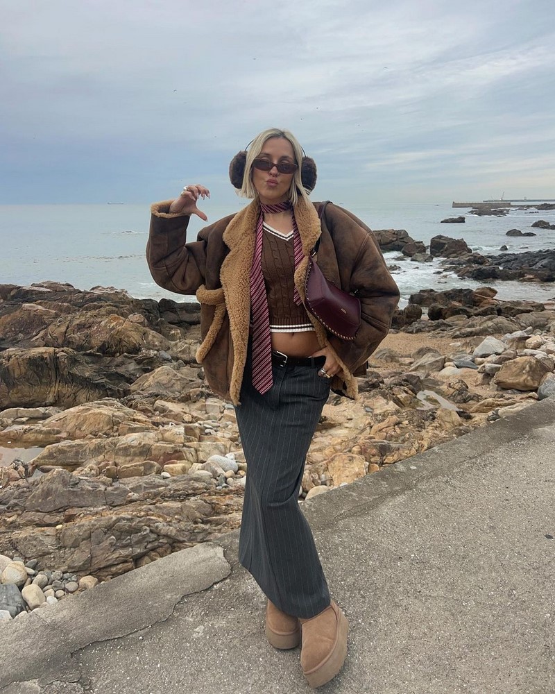 Самые модные дубленки 2026 – новинки сезона на фото