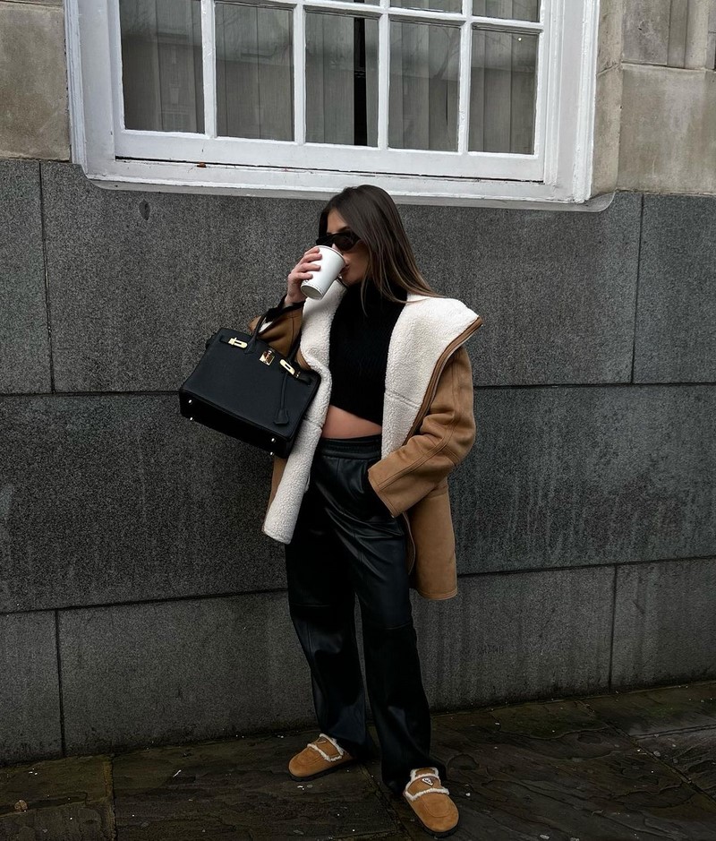 Самые модные дубленки 2026 – новинки сезона на фото