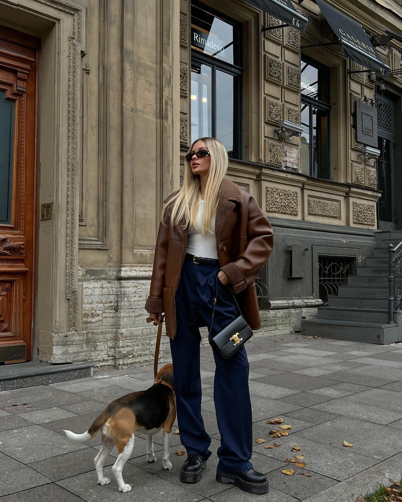 Самые модные дубленки 2026 – новинки сезона на фото