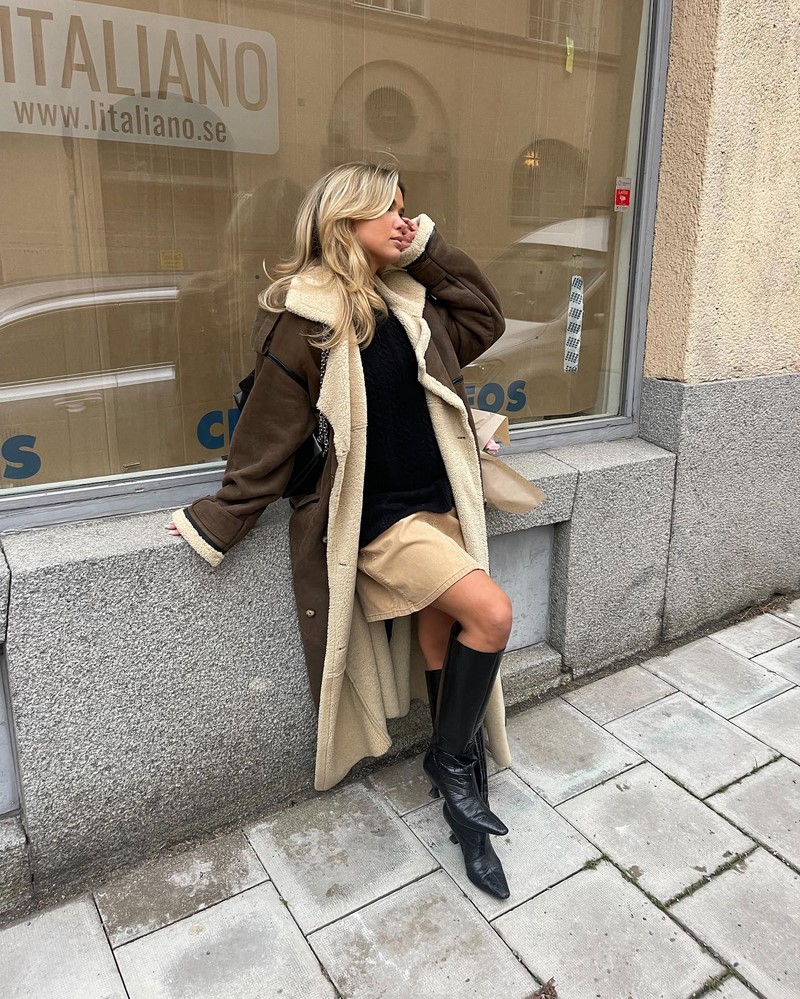 Самые модные дубленки 2026 – новинки сезона на фото