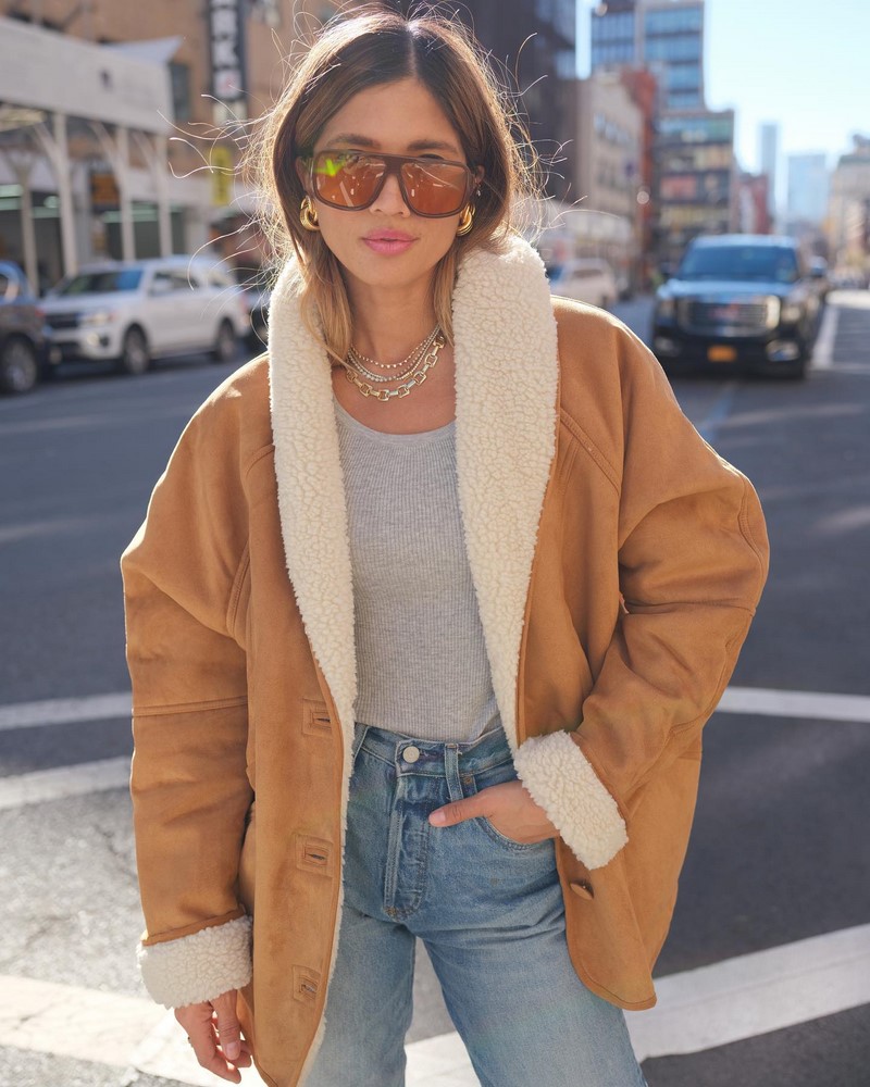 Самые модные дубленки 2026 – новинки сезона на фото