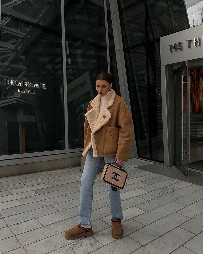 Самые модные дубленки 2026 – новинки сезона на фото