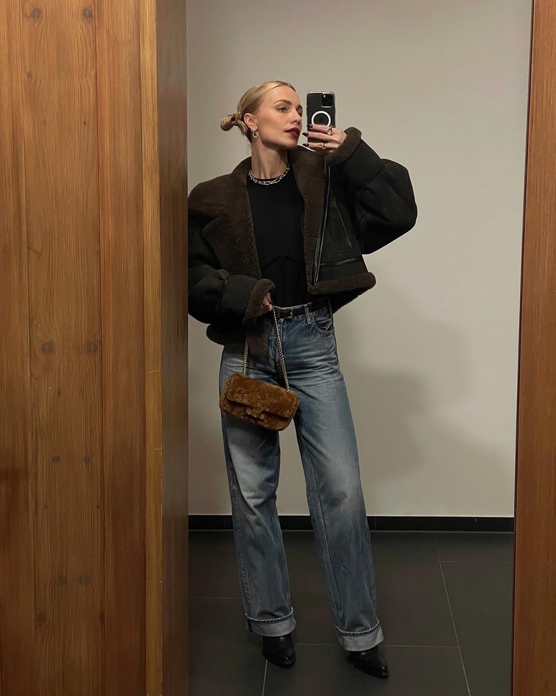 Самые модные дубленки 2026 – новинки сезона на фото