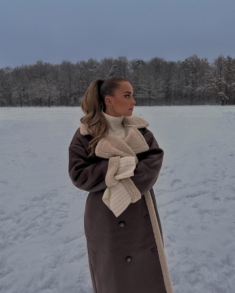 Самые модные дубленки 2026 – новинки сезона на фото