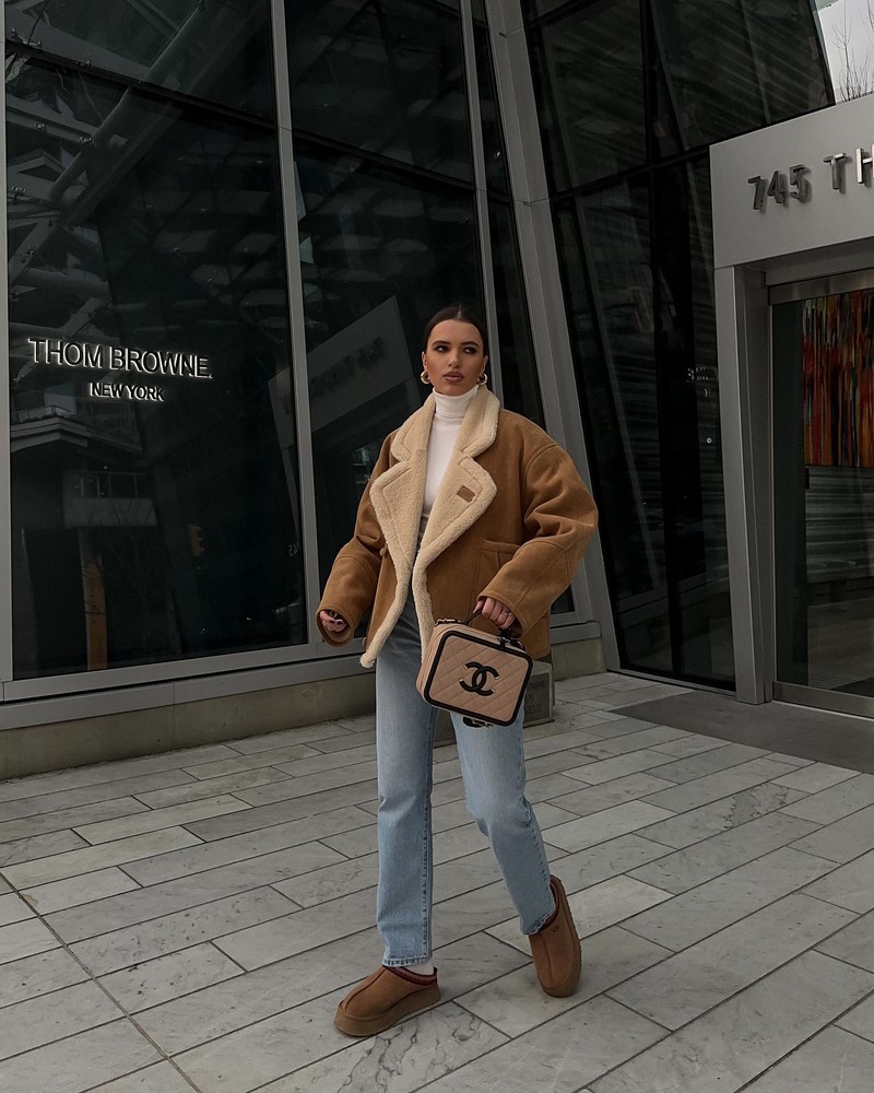 Самые модные дубленки 2026 – новинки сезона на фото