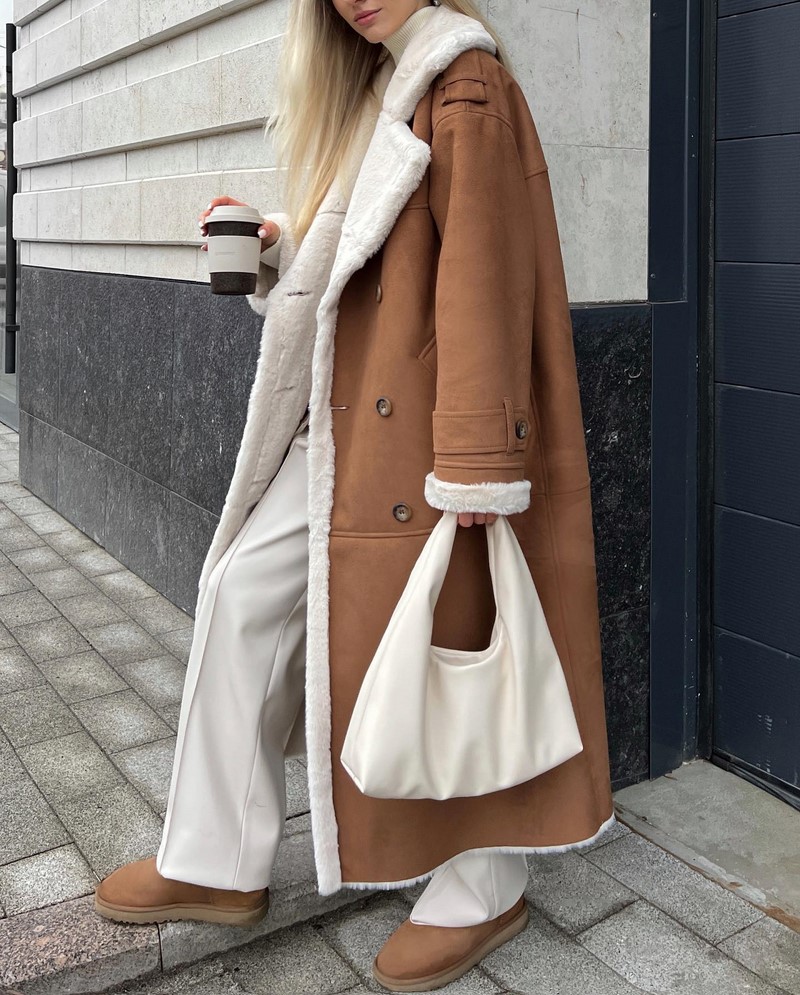 Самые модные дубленки 2026 – новинки сезона на фото