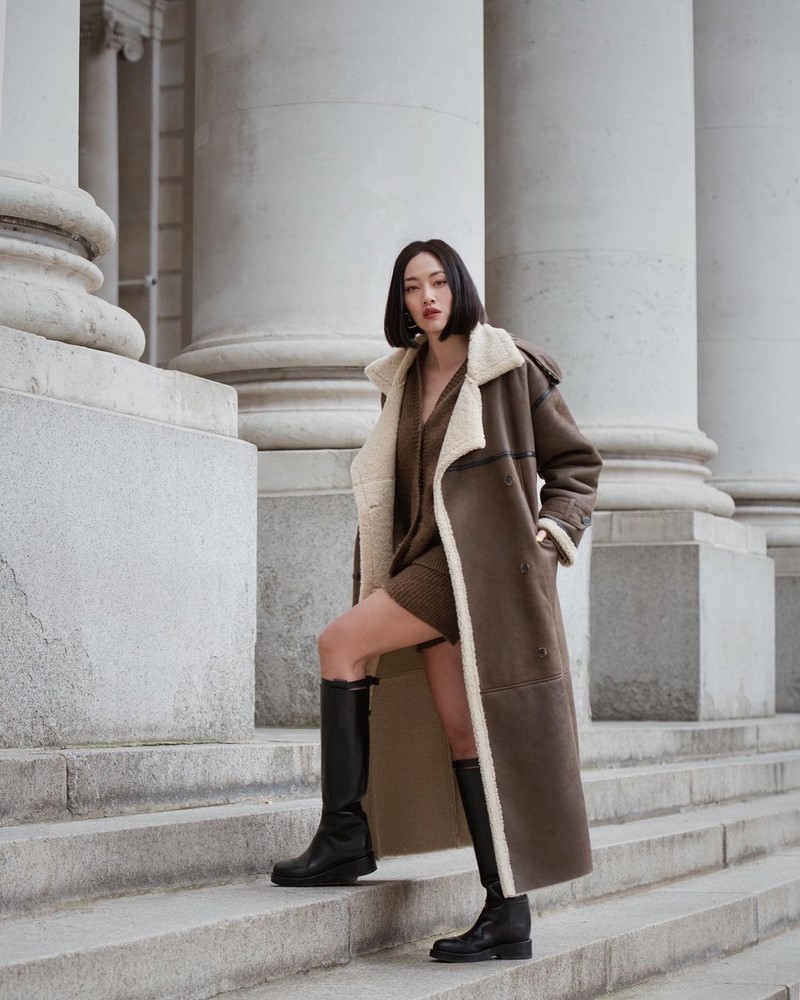 Самые модные дубленки 2026 – новинки сезона на фото