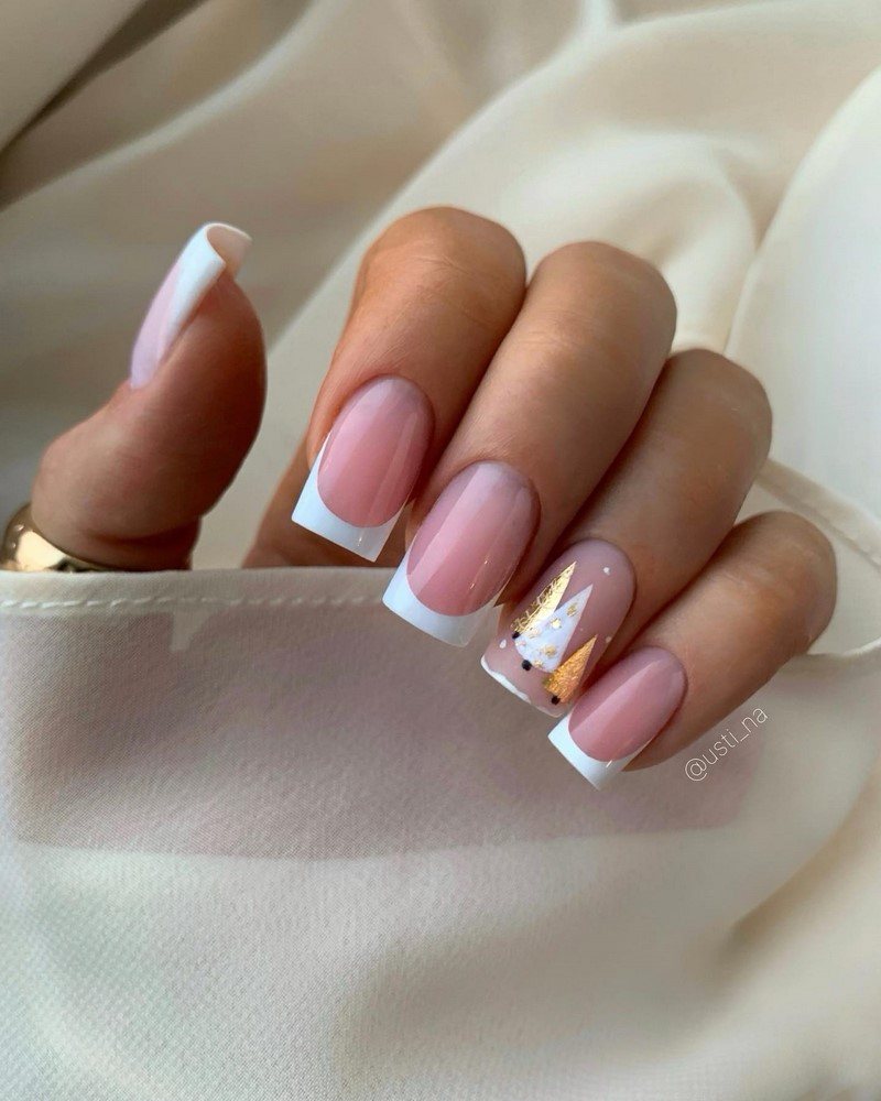 Френч-маникюр осень-зима 2026-2027 — новинки, фото