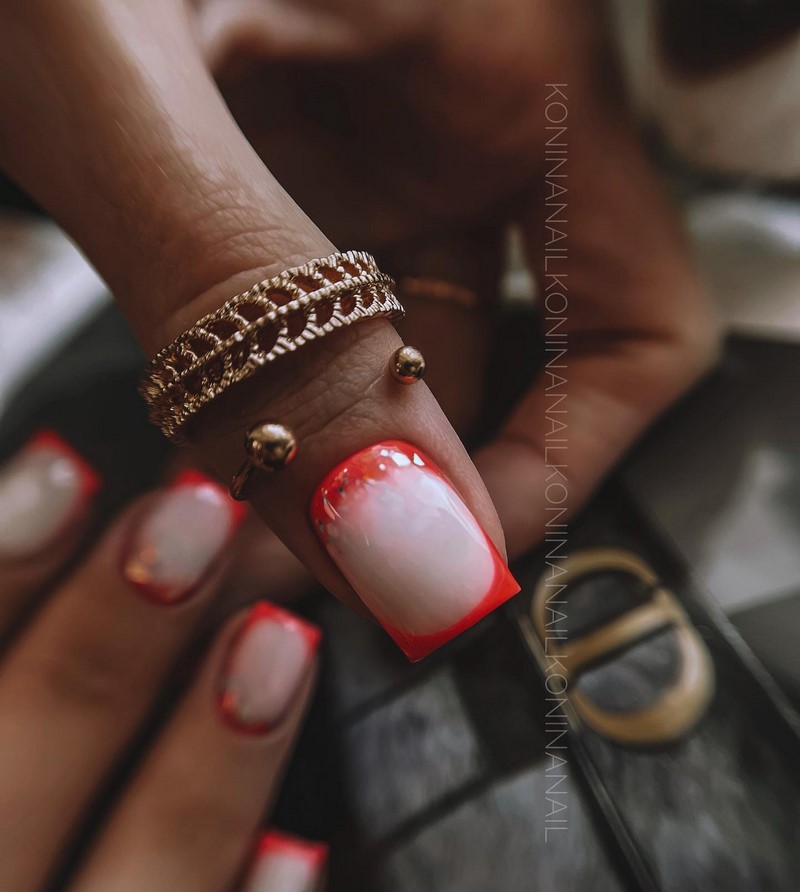 Френч-маникюр осень-зима 2026-2027 — новинки, фото