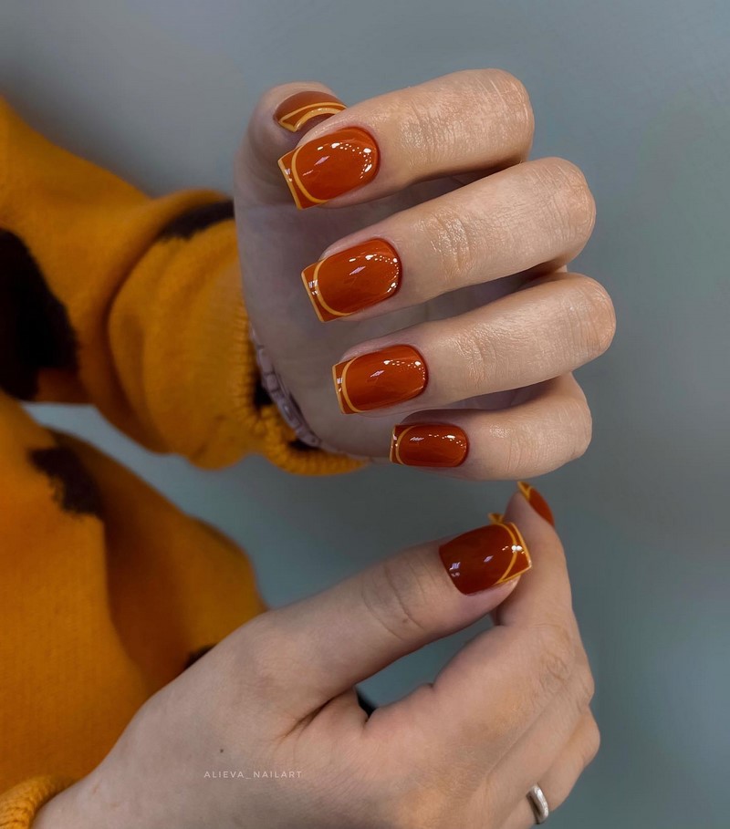 Френч-маникюр осень-зима 2026-2027 — новинки, фото