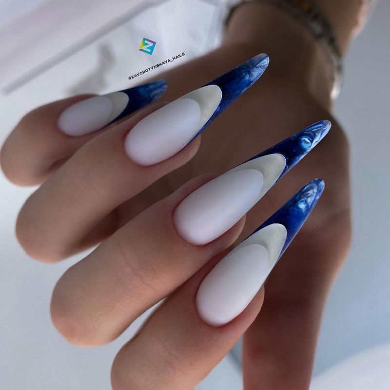 Френч-маникюр осень-зима 2026-2027 — новинки, фото