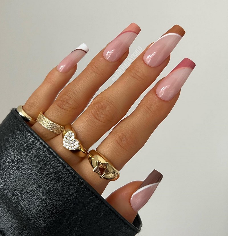 Френч-маникюр осень-зима 2026-2027 — новинки, фото