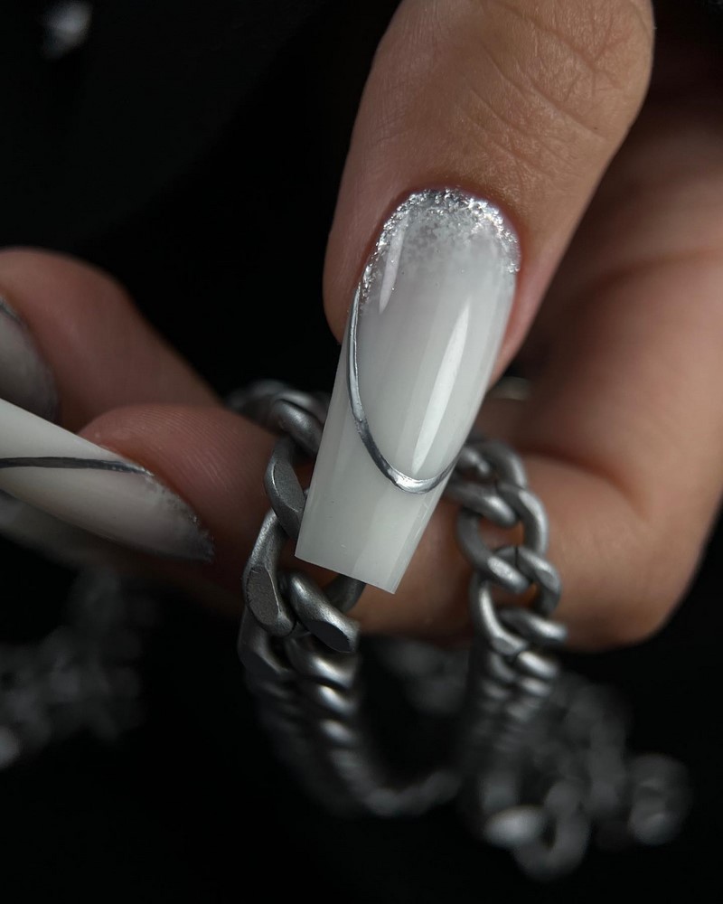 Френч-маникюр осень-зима 2026-2027 — новинки, фото