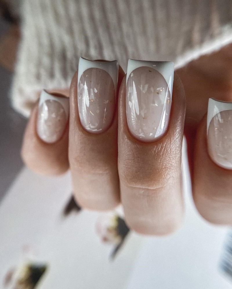 Френч-маникюр осень-зима 2026-2027 — новинки, фото