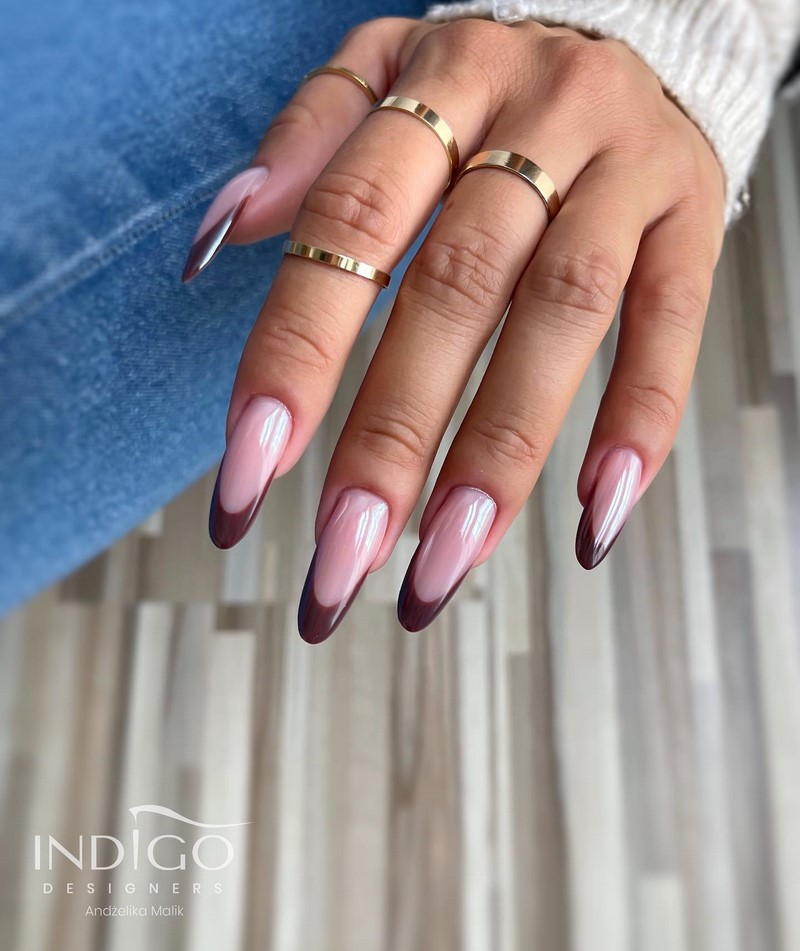 Френч-маникюр осень-зима 2026-2027 — новинки, фото
