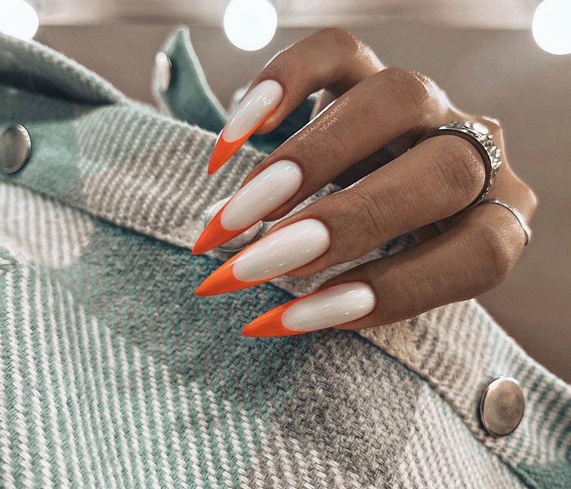 Френч-маникюр осень-зима 2026-2027 — новинки, фото