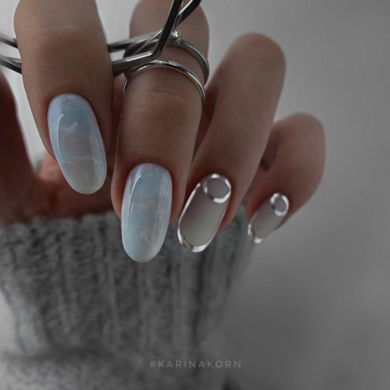 Френч-маникюр осень-зима 2026-2027 — новинки, фото