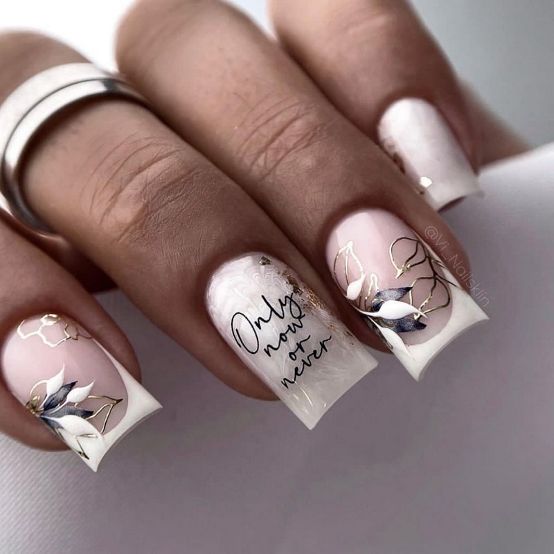 Френч-маникюр осень-зима 2026-2027 — новинки, фото