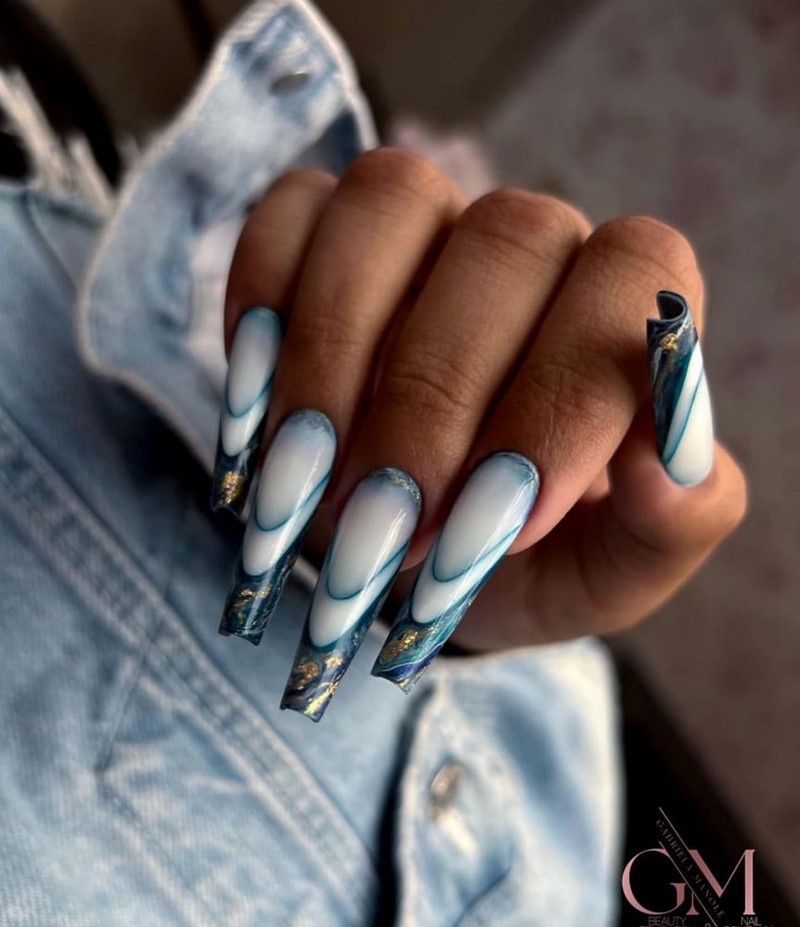 Френч-маникюр осень-зима 2026-2027 — новинки, фото